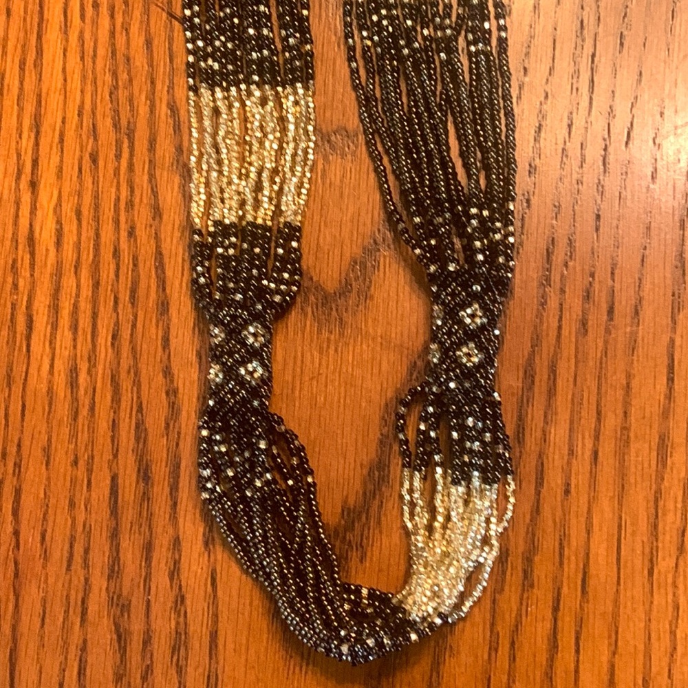 NWOT - Guatemalan Seed Bead Necklace - Beautiful Sun Brightened Colors! 14.5”